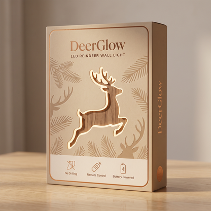 DeerGlow™ Press On Reindeer light